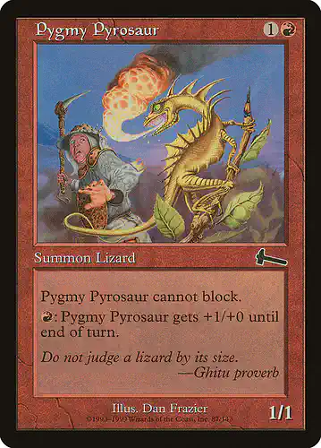 Pygmy Pyrosaur - ulg Spoiler