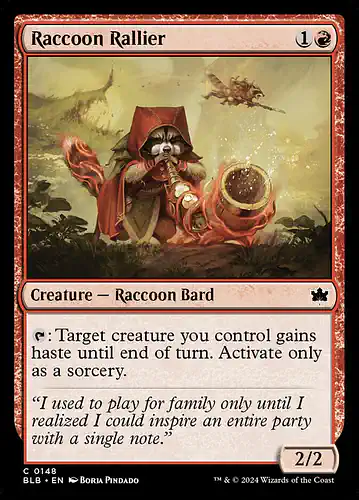 Raccoon Rallier - blb Spoiler