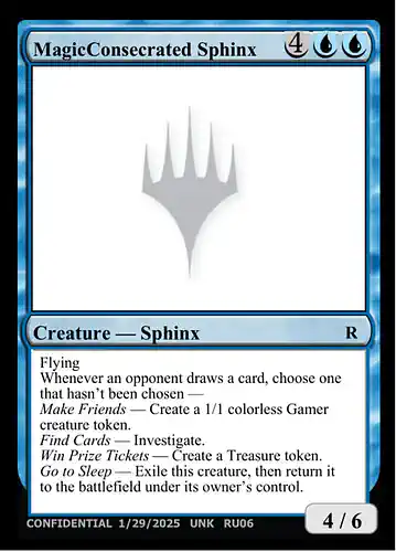 MagicConsecrated Sphinx - unk Spoiler