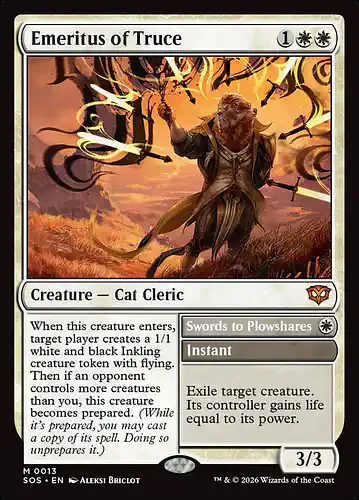 Emeritus of Truce - sos Spoiler