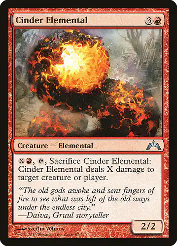 Cinder Elemental - gtc Spoiler