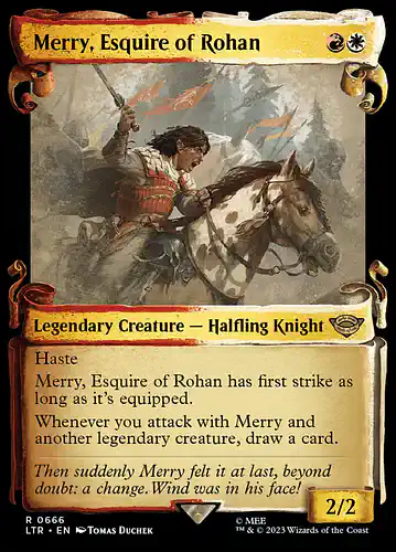 Merry, Esquire of Rohan - ltr Spoiler