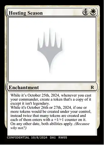 Hosting Season - unk Spoiler