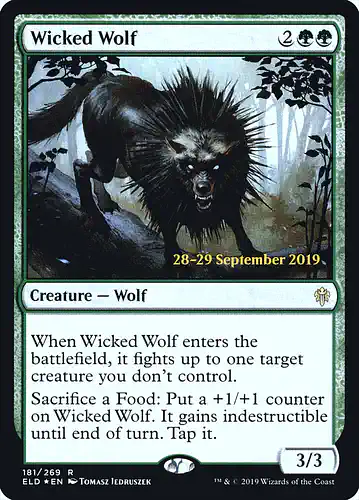 Wicked Wolf - eld Spoiler