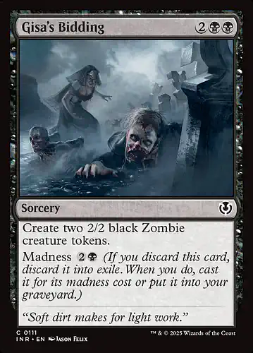 Gisa's Bidding - inr Spoiler