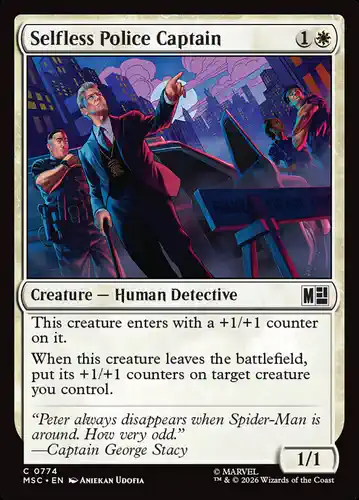 Selfless Police Captain - msc Spoiler