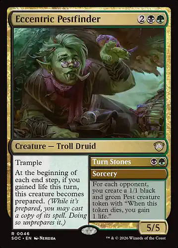 Eccentric Pestfinder - soc Spoiler