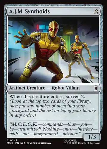 A.I.M. Synthoids - msh Spoiler