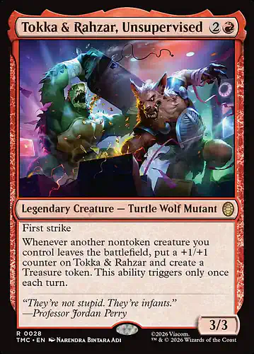 Tokka & Rahzar, Unsupervised - tmc Spoiler