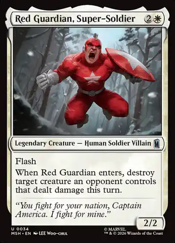 Red Guardian, Super-Soldier - msh Spoiler