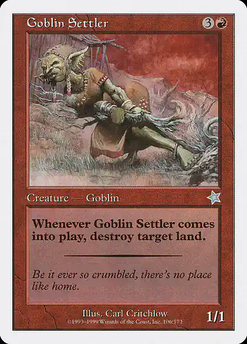 Goblin Settler - s99 Spoiler