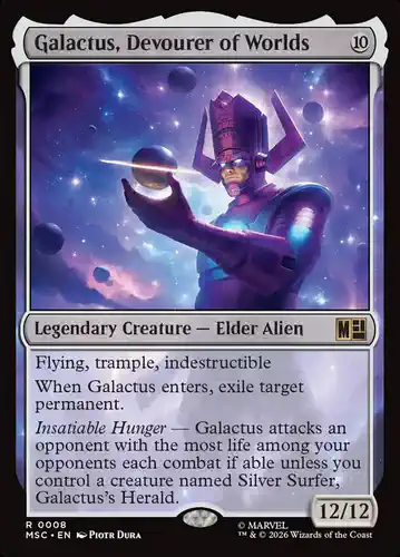Galactus, Devourer of Worlds - msc Spoiler