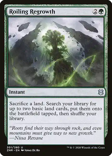 Roiling Regrowth - znr Spoiler