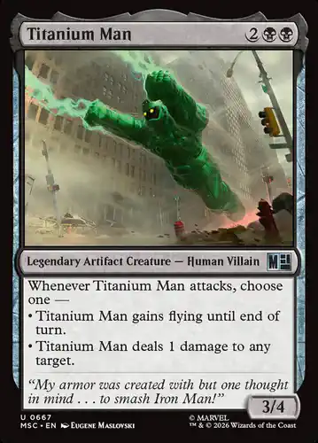 Titanium Man - msc Spoiler
