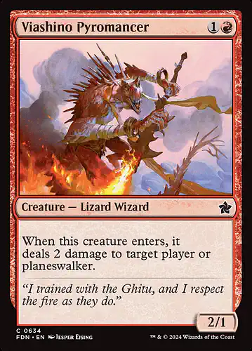 Viashino Pyromancer - fdn Spoiler