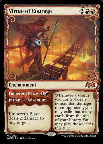 Virtue of Courage - woe Spoiler