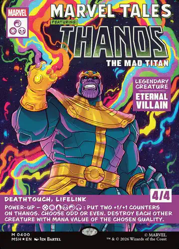Thanos, the Mad Titan - msh Spoiler
