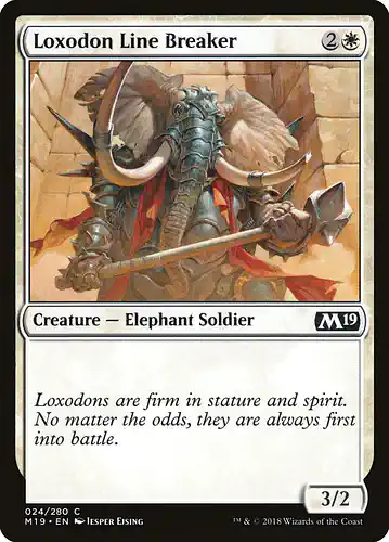 Loxodon Line Breaker - m19 Spoiler