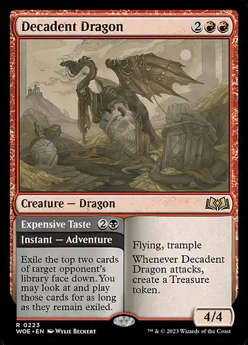 Decadent Dragon - woe Spoiler