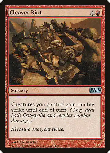 Cleaver Riot - m13 Spoiler