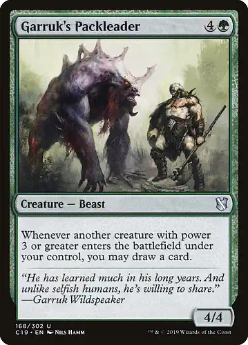 Garruk's Packleader - c19 Spoiler