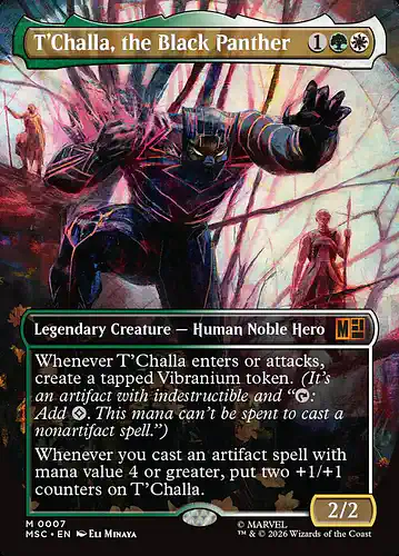 T'Challa, the Black Panther - msc Spoiler