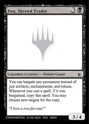 Dan, Shrewd Trader - unk Spoiler