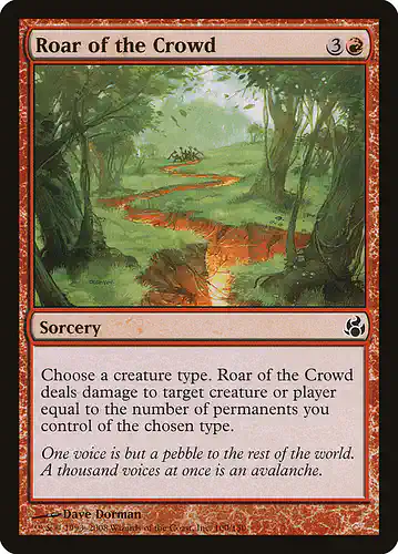 Roar of the Crowd - mor Spoiler
