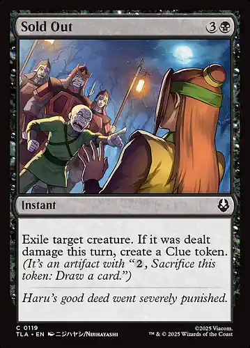 Sold Out - tla Spoiler