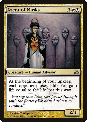 Agent of Masks - gpt Spoiler