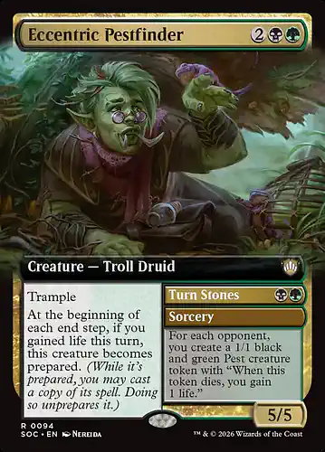 Eccentric Pestfinder - soc Spoiler