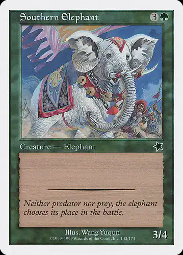 Southern Elephant - s99 Spoiler