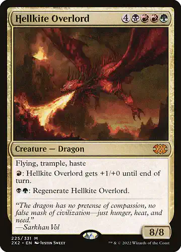 Hellkite Overlord - 2x2 Spoiler