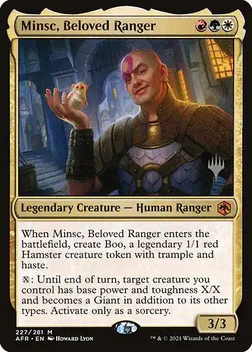 Minsc, Beloved Ranger - afr Spoiler