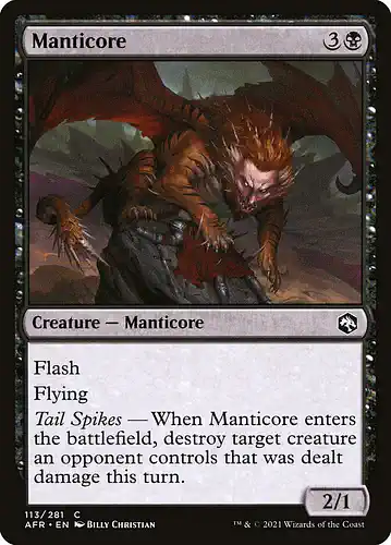 Manticore - afr Spoiler