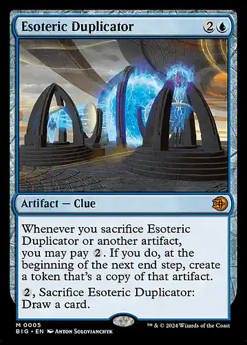 Esoteric Duplicator - big Spoiler