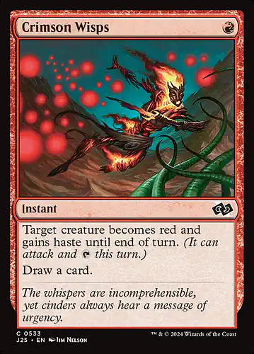 Crimson Wisps - j25 Spoiler