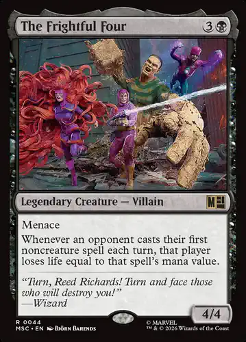 The Frightful Four - msc Spoiler