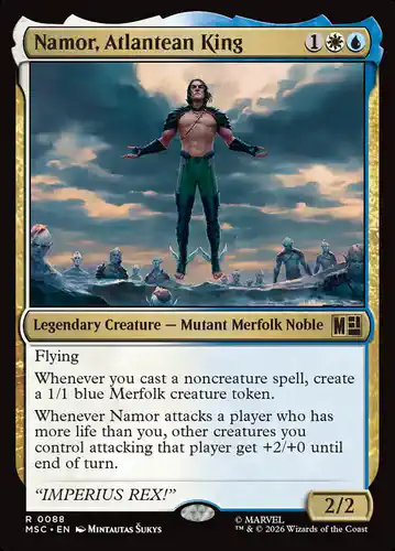 Namor, Atlantean King - msc Spoiler