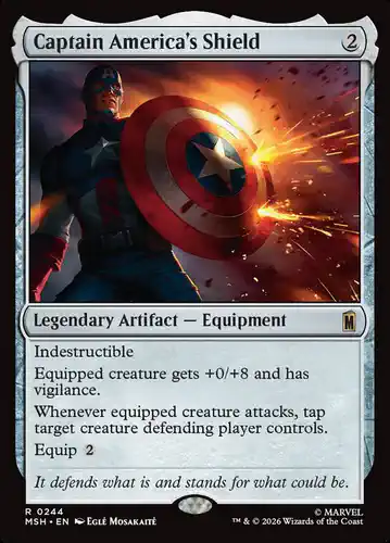 Captain America's Shield - msh Spoiler