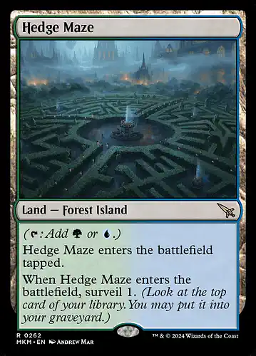 Hedge Maze - mkm Spoiler