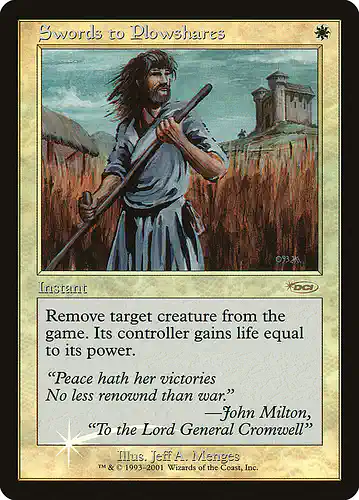 Swords to Plowshares - f01 Spoiler