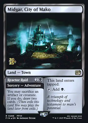 Midgar, City of Mako - fin Spoiler