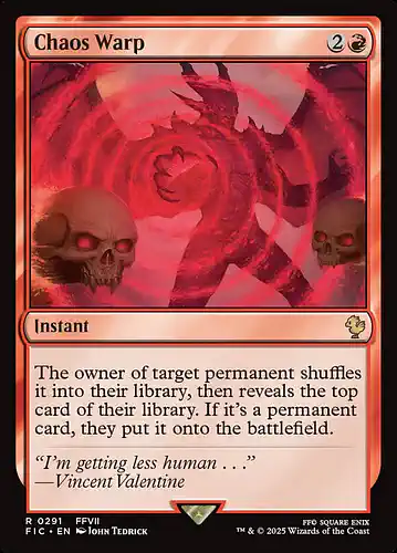 Chaos Warp - fic Spoiler