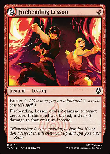 Firebending Lesson - tla Spoiler