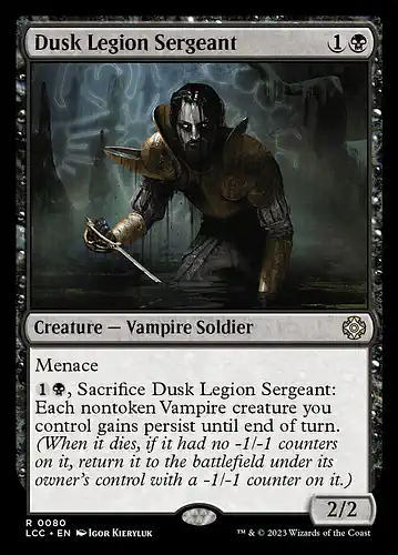 Dusk Legion Sergeant - lcc Spoiler
