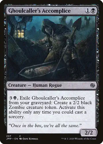 Ghoulcaller's Accomplice - jmp Spoiler