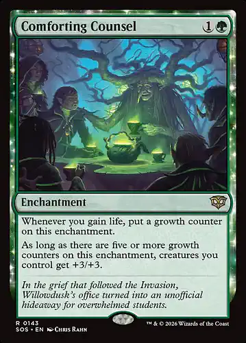 Comforting Counsel - sos Spoiler