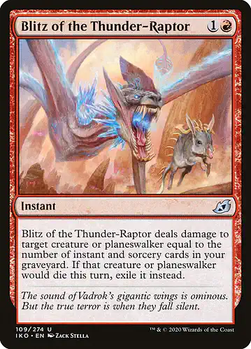 Blitz of the Thunder-Raptor - iko Spoiler