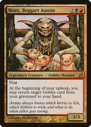 Wort, Boggart Auntie - lrw Spoiler